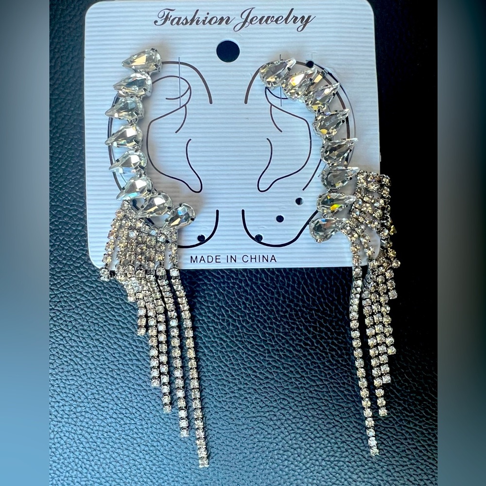 Rhinestone earrings - Beyoncé